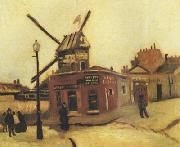 Vincent Van Gogh Le Moulin de la Galette (nn04) oil painting on canvas